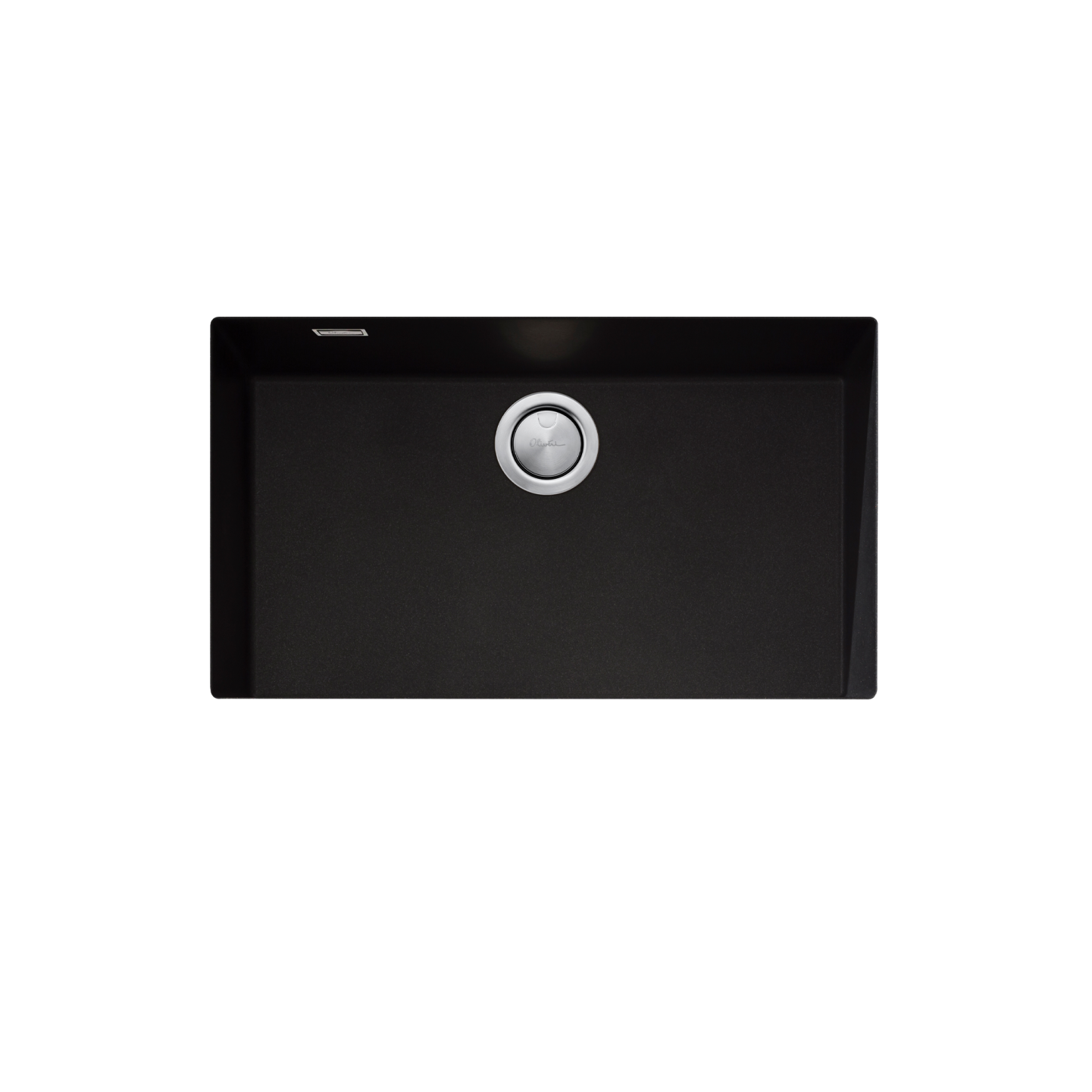 Santorini Black Mega Bowl Undermount Sink