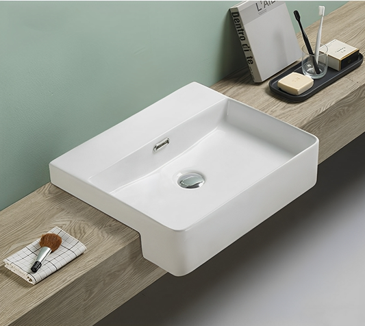 Kliff Fine Ceramic Semi Ress Basin LK-KSR520-NTH
