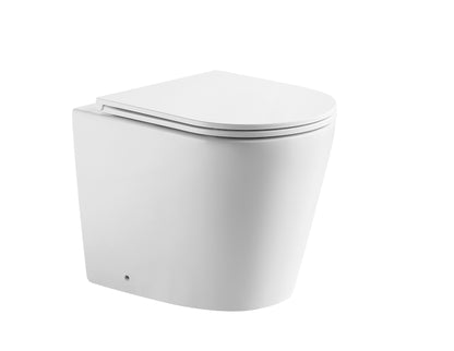 Agena Rimless  Wall Faced Floor Toilet Pan LK-AG104WFP