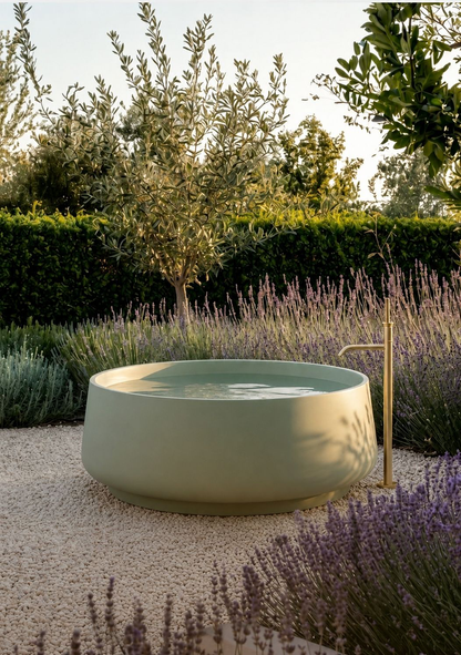 Pietra Bianca Arlo Freestanding Bath