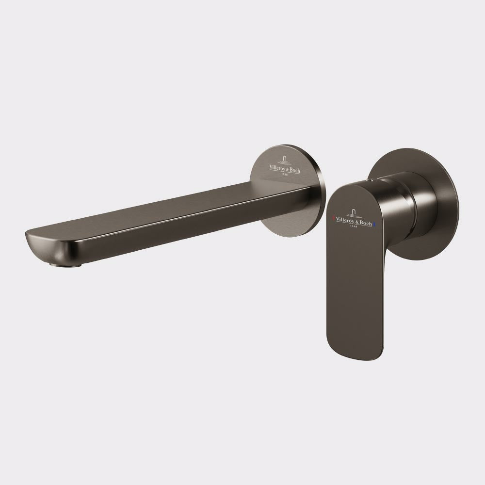 O.Novo Wall Mounted Basin Trim Gun Metal