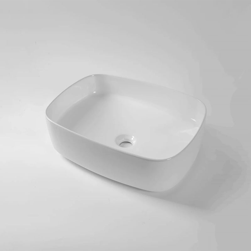 500*370*135mm Gloss White Above Counter Basin