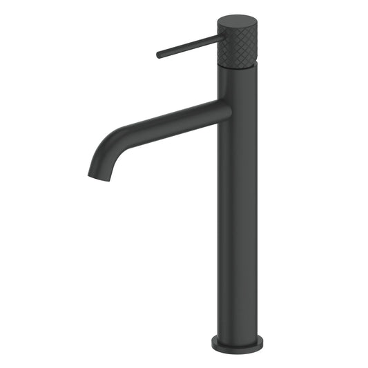 Greens Trance Tower Basin Mixer Matte Black
