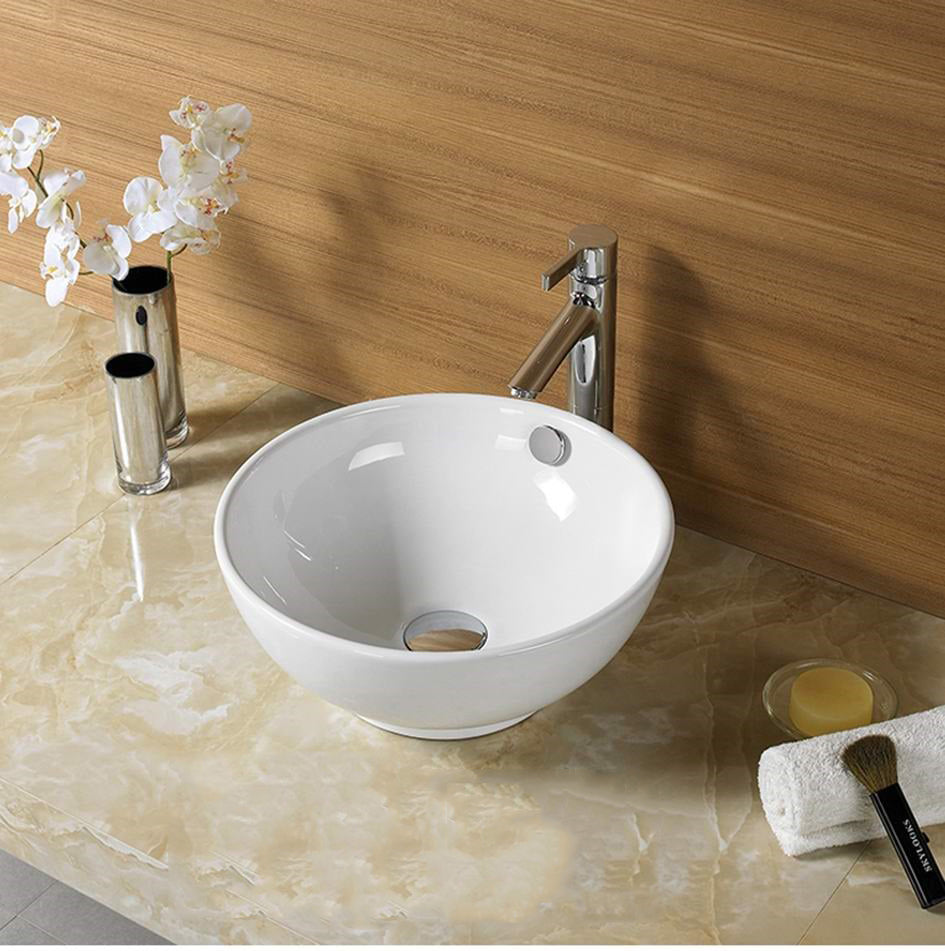 Orbi Fine Ceramic Above Counter Basin LK-ORA380-OF