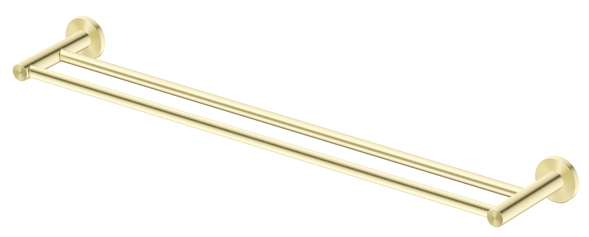 Mica Double Towel Rail French Gold