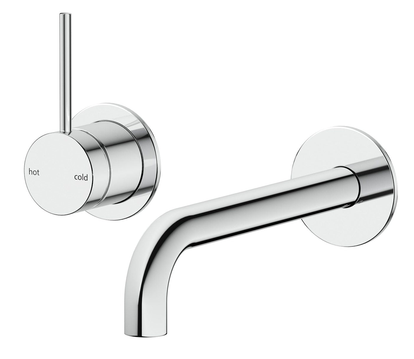 Mica Wall-Spout Combo - 2P - Reverse - TRIM KIT ONLY Chrome