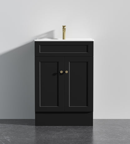 Harold Federation Free Standing Cabinet Matte Black LK-FH64L-MB