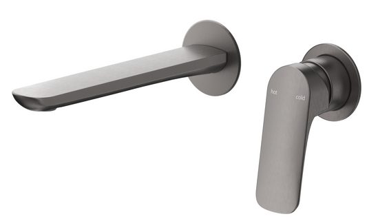 Kaza Wall-Spout Combo - 2P - TRIM KIT ONLY Gunmetal