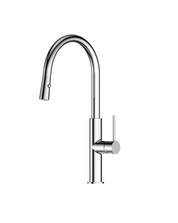 Mika Pull Down Sink Mixer - Chrome