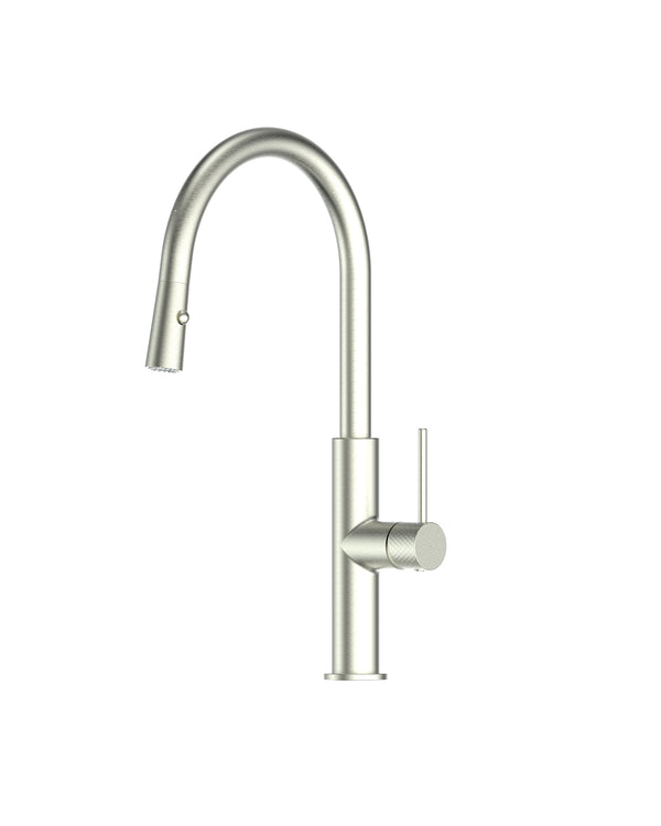 Mika Pull Down Sink Mixer - PVD Brushed Nickel