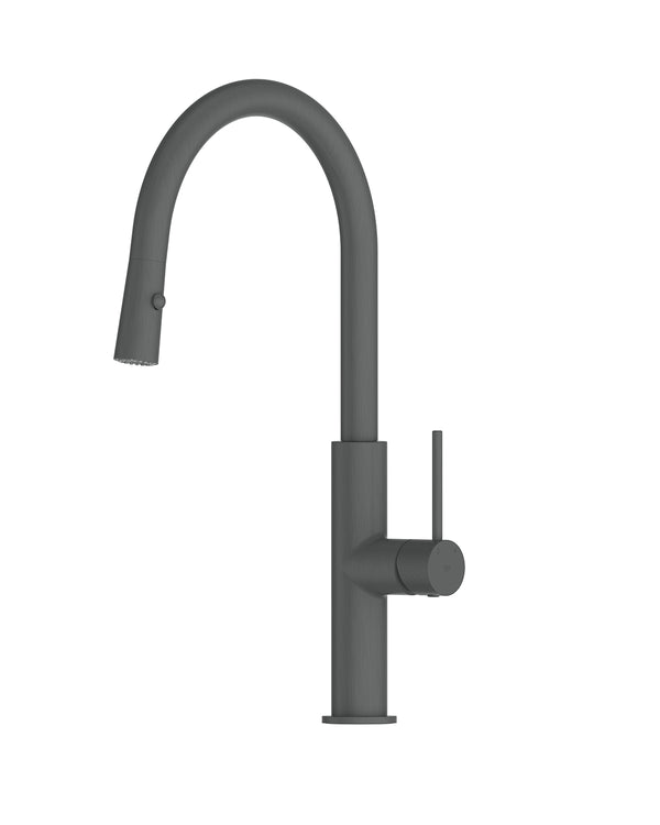 Novi Sink Mixer Gooseneck (Smart Aerator) - PVD Gun Metal
