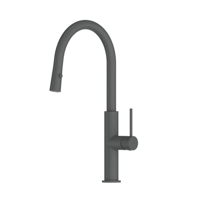 Novi Sink Mixer Gooseneck (Smart Aerator) - PVD Gun Metal