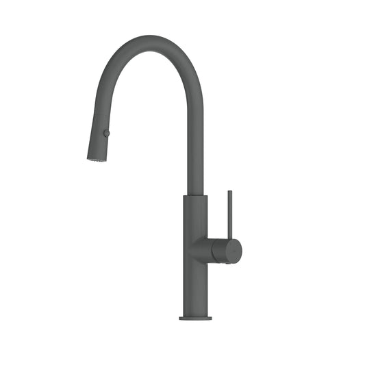 Novi Sink Mixer Gooseneck (Smart Aerator) - PVD Gun Metal