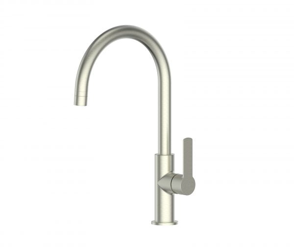 Astro II Gooseneck Sink Mixer - PVD Brushed Nickel