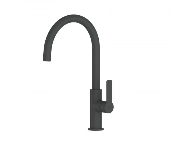 Astro II Gooseneck Sink Mixer - PVD Gun Metal