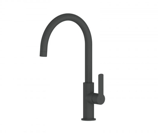 Astro II Gooseneck Sink Mixer - PVD Gun Metal