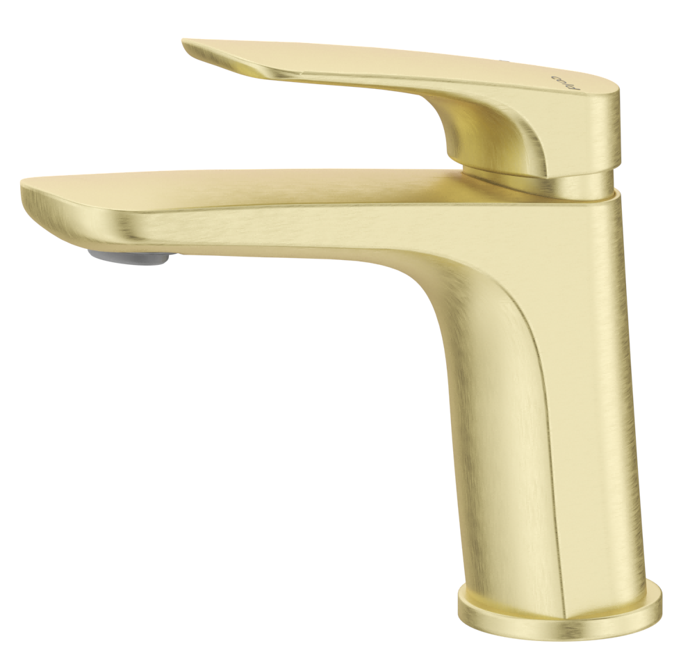 Kaza Basin Mixer French Gold