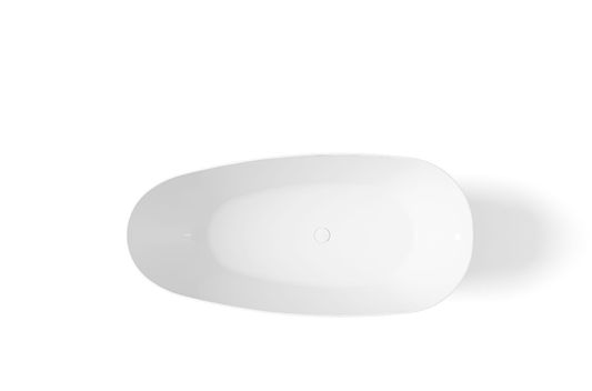 Nova Slim Free Standing Acrylic Bathtub LK-NV1690-OF/MW