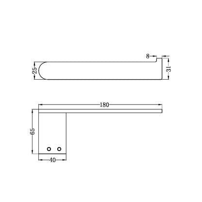 BIANCA TOILET ROLL HOLDER BRUSHED GOLD