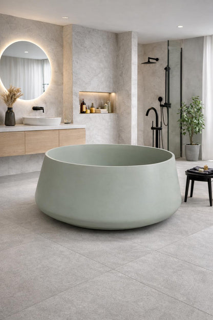 Pietra Bianca Arlo Freestanding Bath