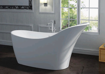 Pietra Bianca Anna Freestanding Bathtub