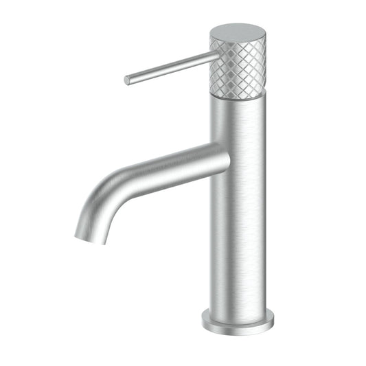 Greens Trance Basin Mixer - Brushed Stainless