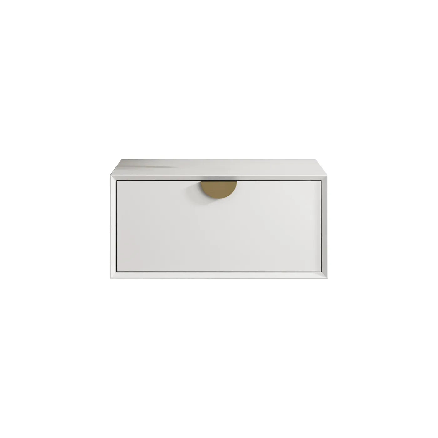 Moonlight 750mm White Wall Hung Cabinet (CABINET ONLY)