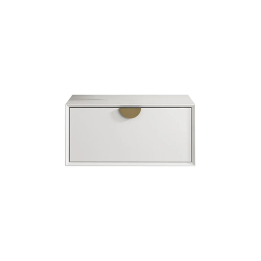 Moonlight 750mm White Wall Hung Cabinet (CABINET ONLY)