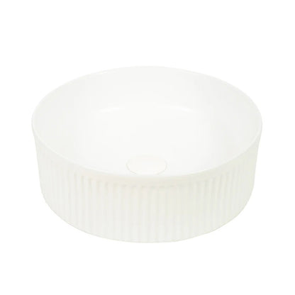 370x370x130mm Matte White Above Counter Basin