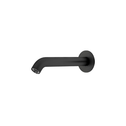 200mm Curved Bath Spout Matt Black