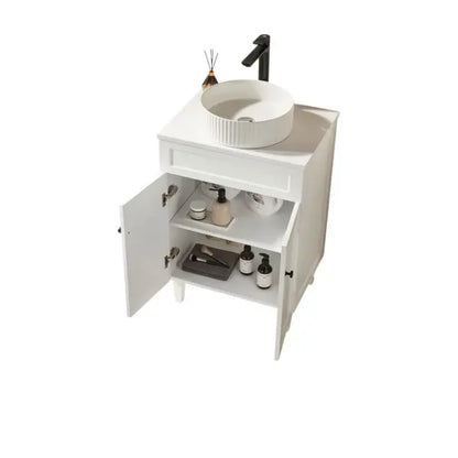 Harold Federation Free Standing Cabinet Matte White LK-FH64L-MW