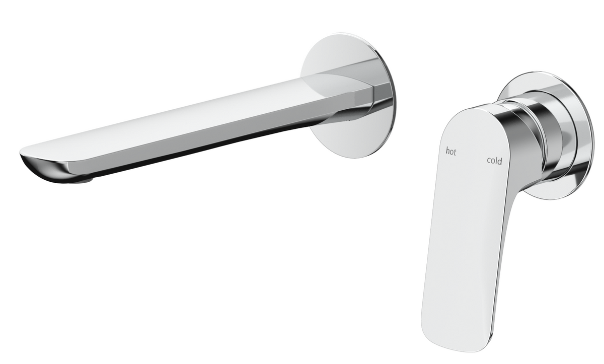 Kaza Wall-Spout Combo - 2P - TRIM KIT ONLY Chrome