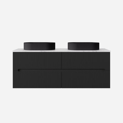 Cabarita Morden Wall Hung PVC Cabinet, Matte Black, LK-MC1520W-MB