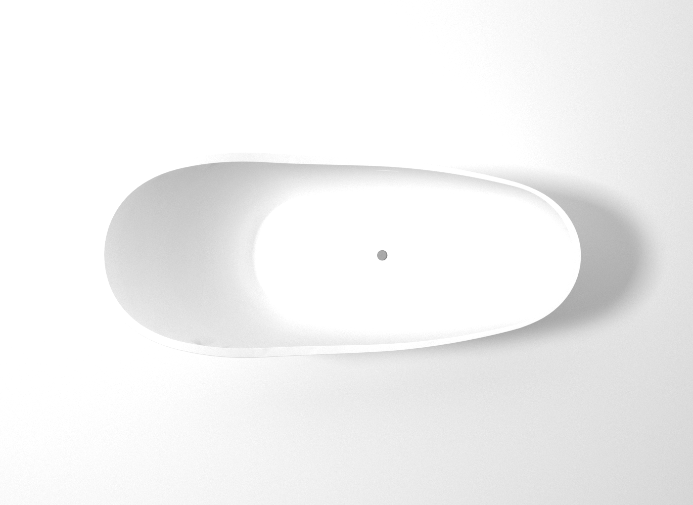 Pietra Bianca Anna Freestanding Bathtub