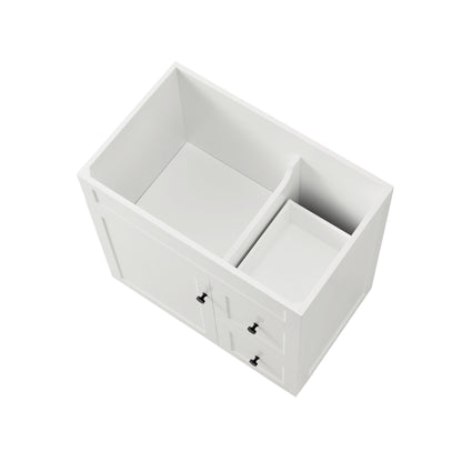 Harold Federation Free Standing Cabinet Matte White LK-FH74RL-MW