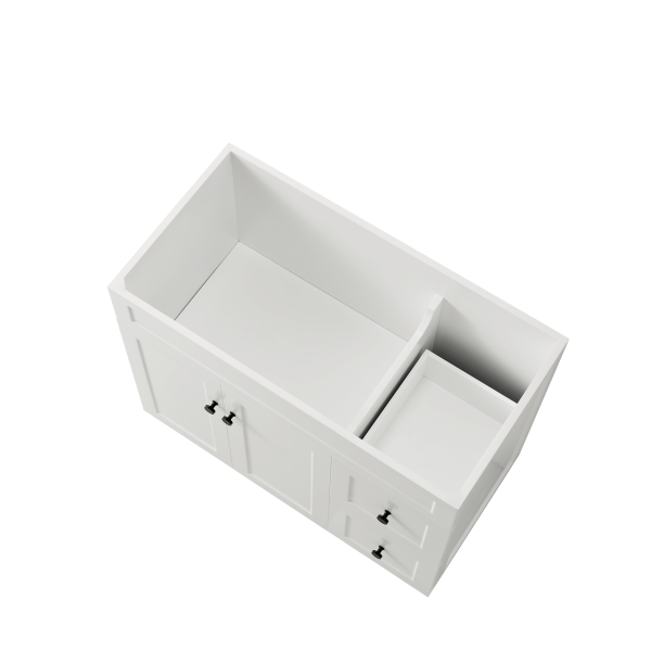 Harold Federation Free Standing Cabinet Matte White LK-FH94RL-MW