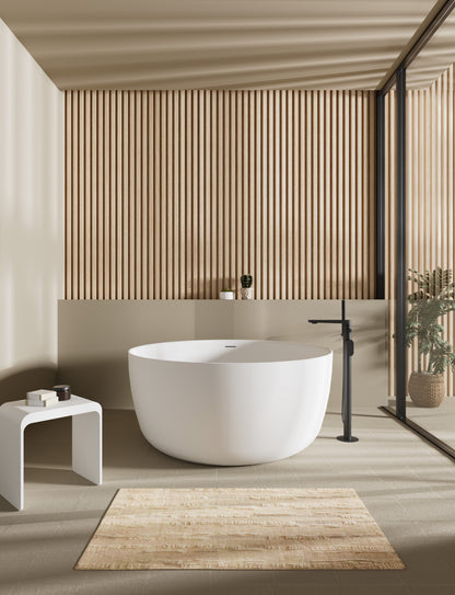 Olley Round Free Standing Acrylic Bathtub LK-OL1350-OF