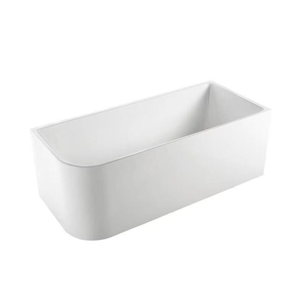 Ellie RHS Corner bath tub 1500mm Gloss White