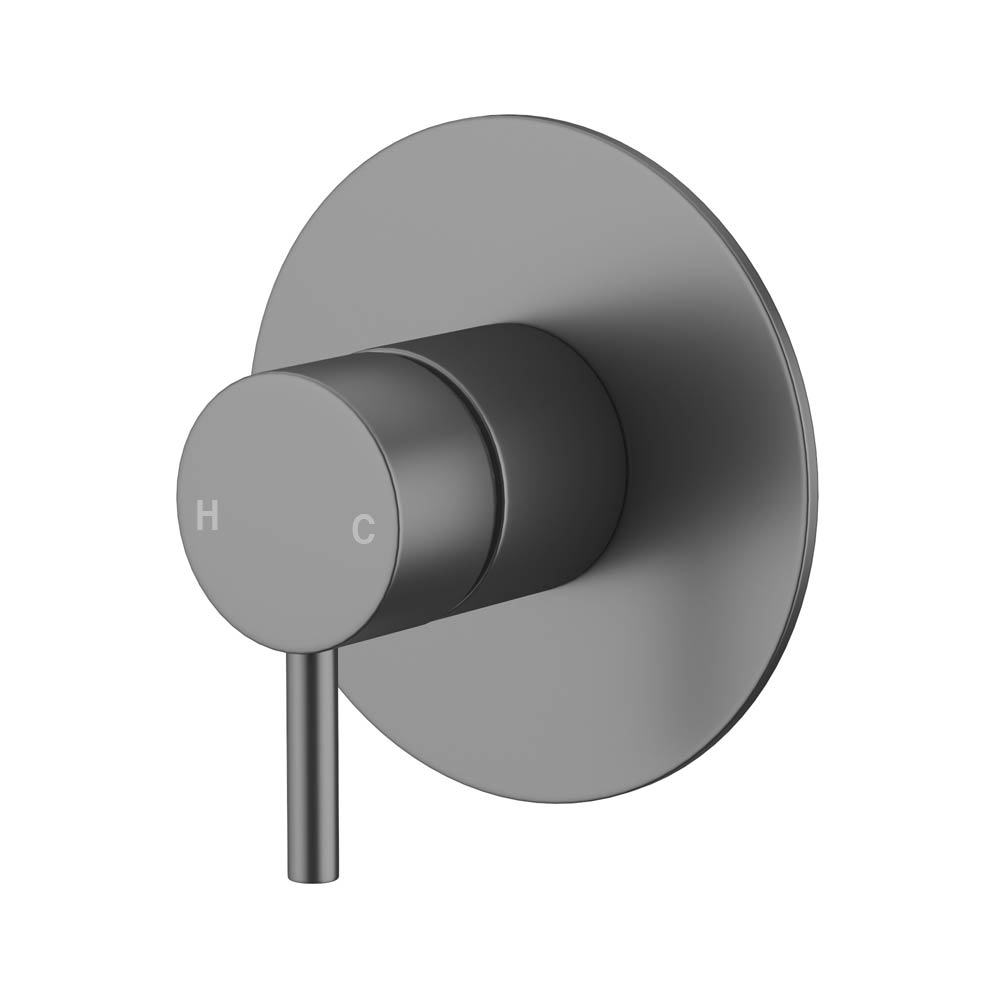 Wall Mixer 110mm Cover Plate Gun Metal