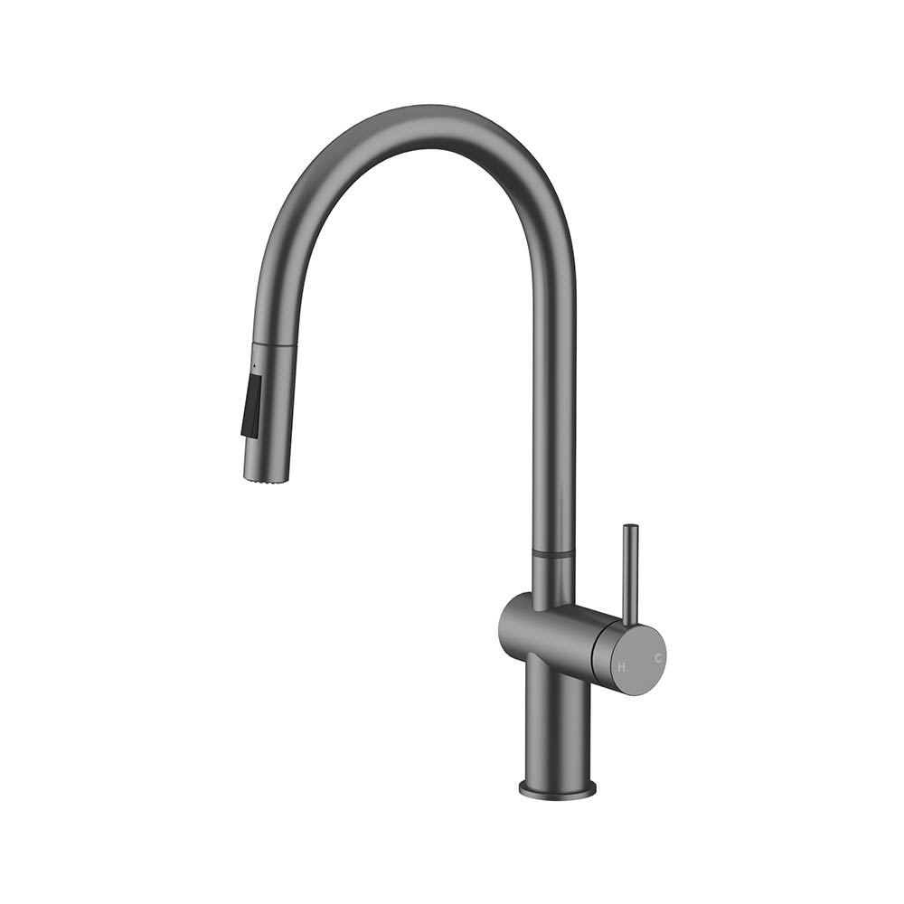 Pull Out Sink Mixer Gun Metal
