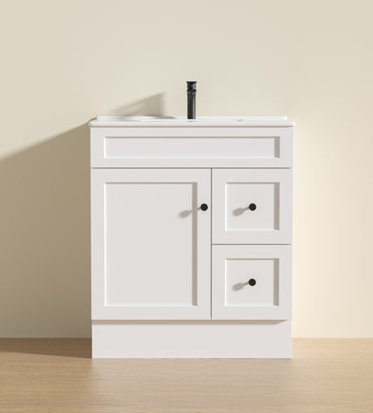 Harold Federation Free Standing Cabinet Matte White LK-FH74RL-MW
