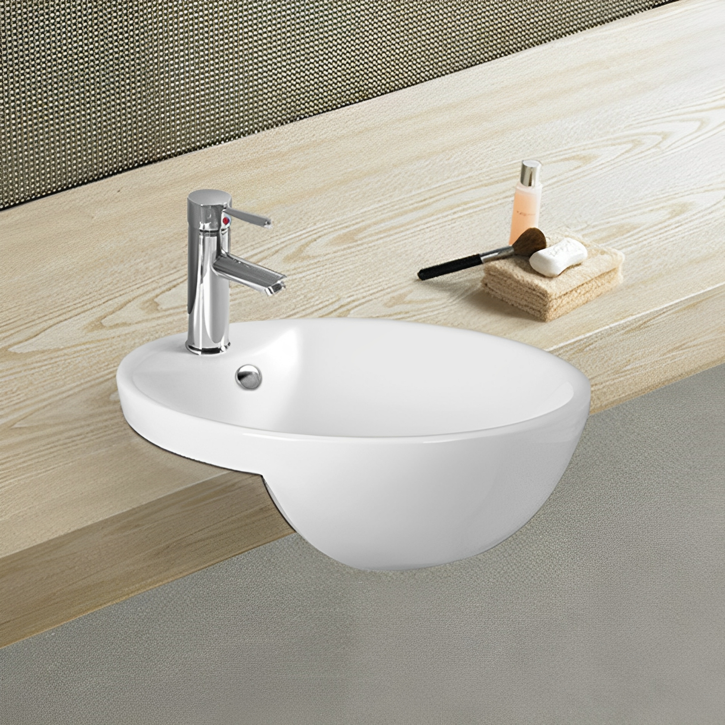 Orbi Fine Ceramic Semi Ress Basin LK-OSR430
