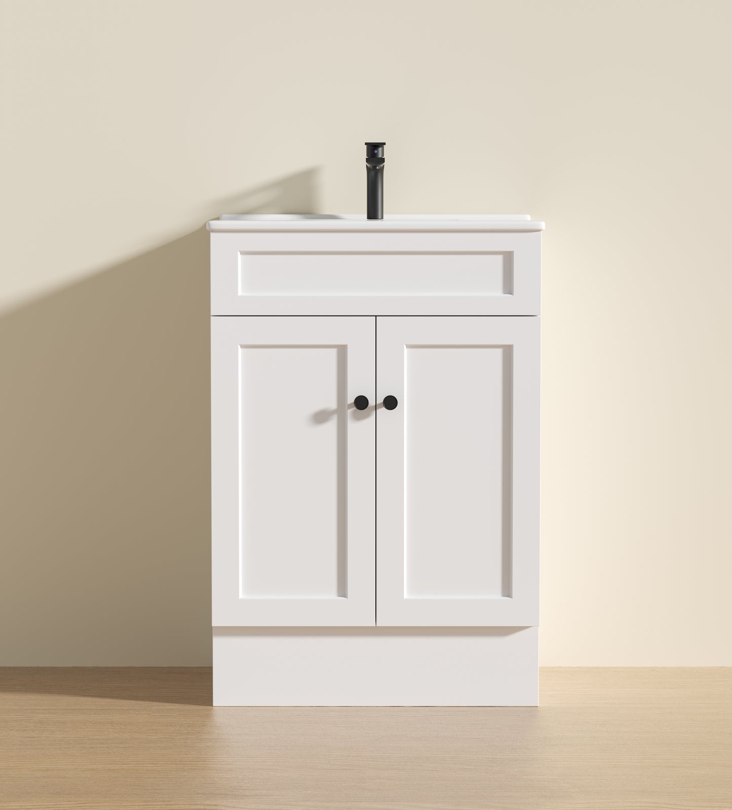 Harold Federation Free Standing Cabinet Matte White LK-FH64L-MW
