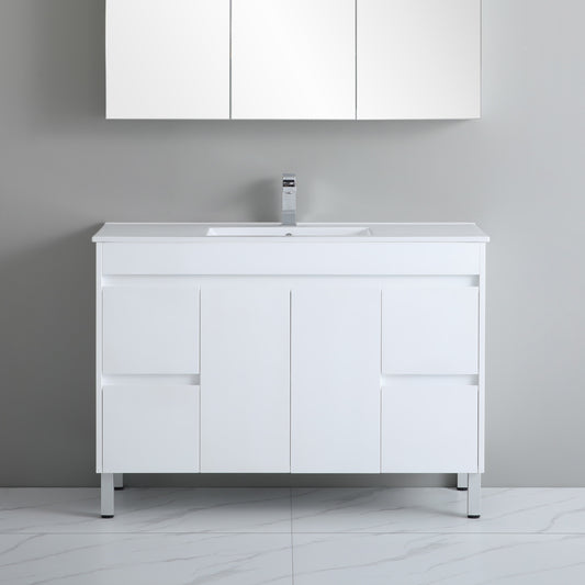 White ployurethane PVC -Standard Vanity (CABINET ONLY)
