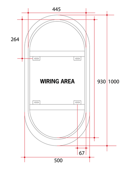 SO500C Premium SO Range Back-Lit Mirror