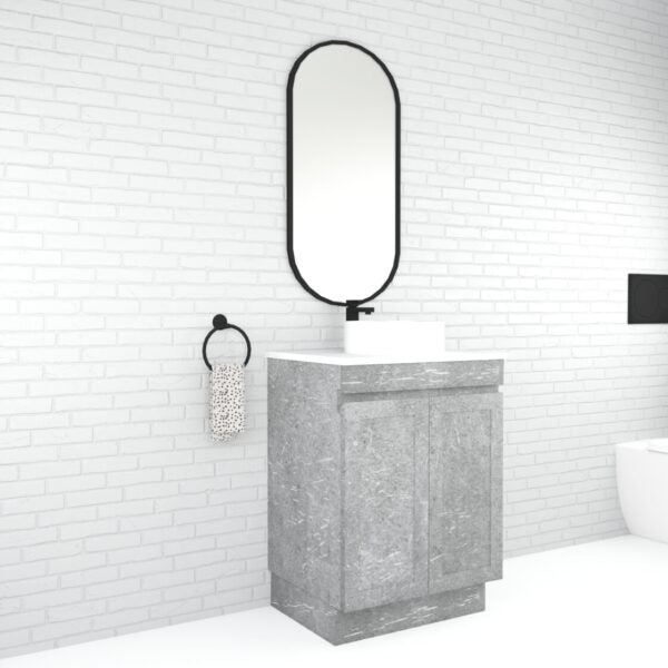 Boston 600mm Freestanding Vanity with Ceramic Top