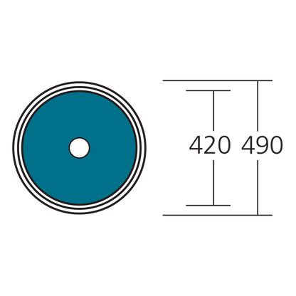 Solitaire Round Bowl Sink