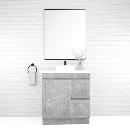 Boston 750mm Freestanding Vanity with Ceramic Top