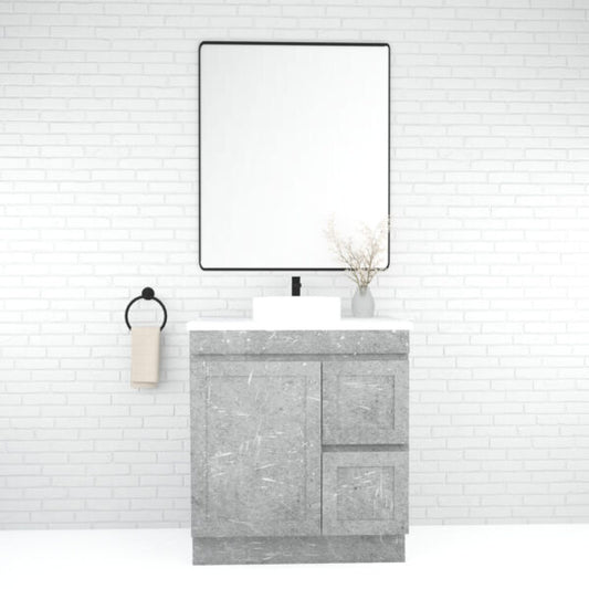 Boston 750mm Freestanding Vanity with Ceramic Top