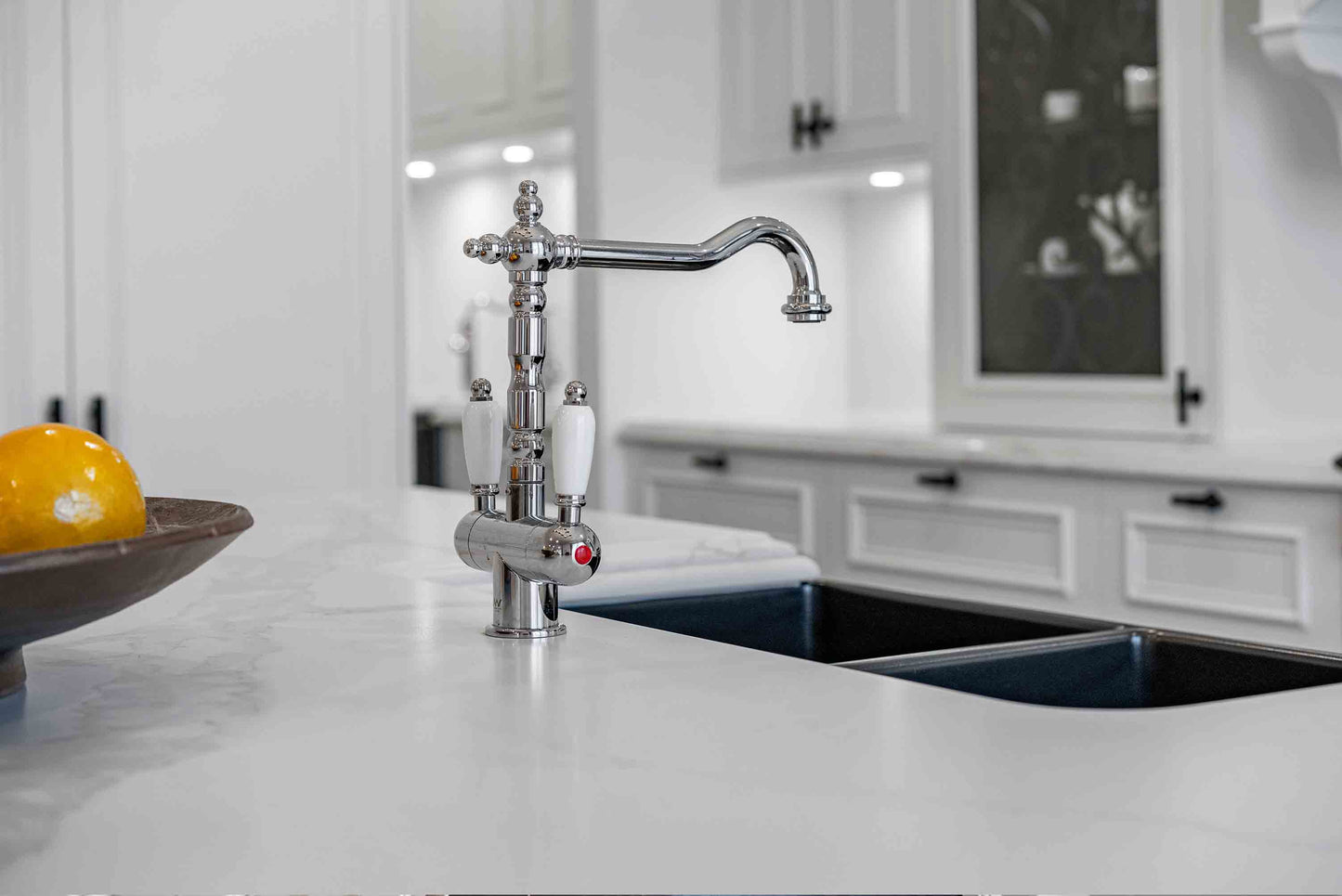 KIT - Novi 85x46 Fireclay Butler Sink (Overflow) – Matte Black